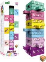 Kids Zenga 54pcs Wooden Tumbling Blocks (1)