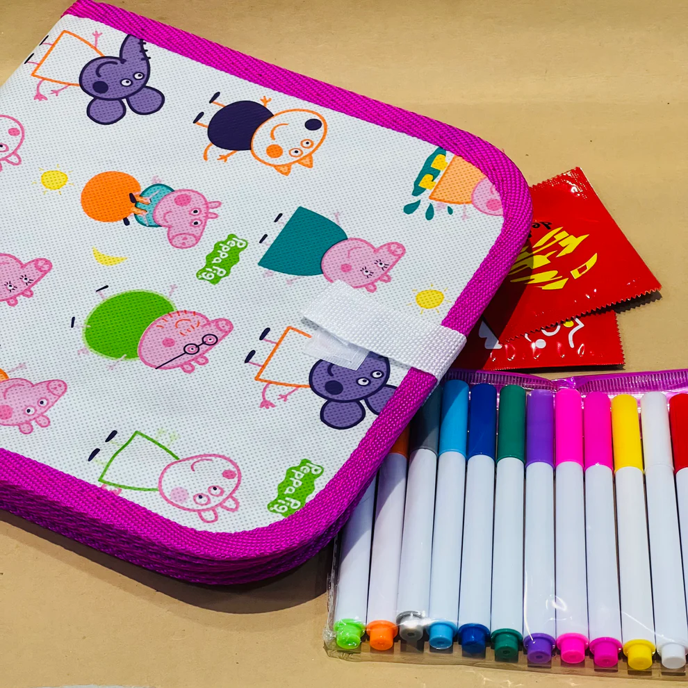 14 Pages Draw N Wipe ArtDoodle Book (3)