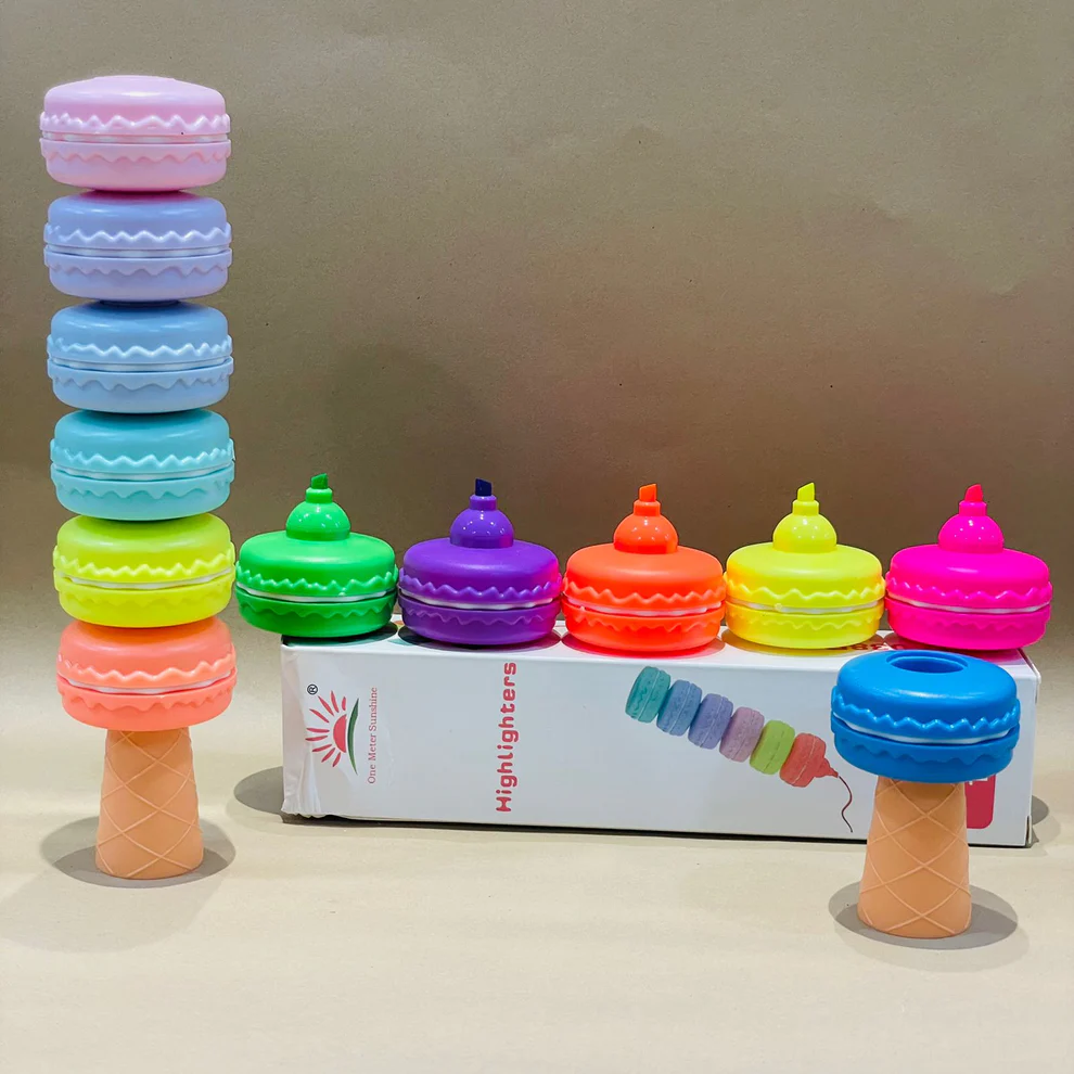 6 Piece Macaron Highlighter (1)