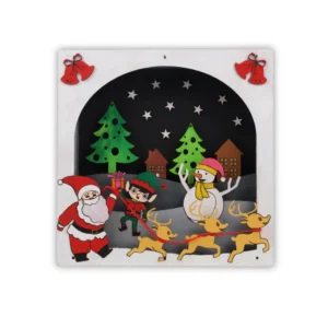 Christmas DIY Multilayer Frame Kit - 3D Holiday Craft Set for Kids