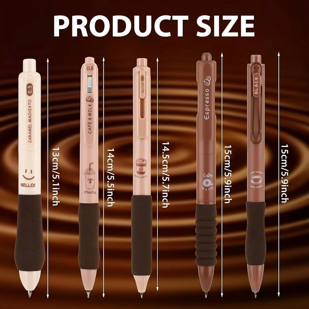 Coffee Time - 5 Pen sets for Coffee Lovers (11)