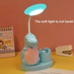 Cute Dino Table Lamp Night Lamp Pen Stand with Sharpener (5)