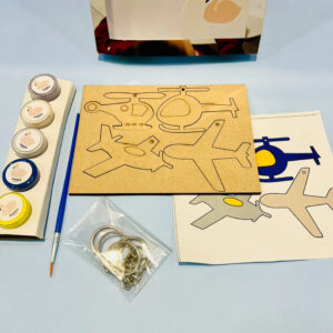 DIY - Aeroplane Keychain Set