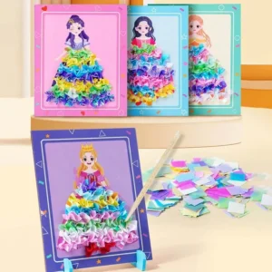 DIY Frozen-Princess Gown Kit for Kids (Set of 2) (1)