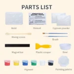 DIY Mould & Paint - Creative, Magnet, Casts Gypsum (15)