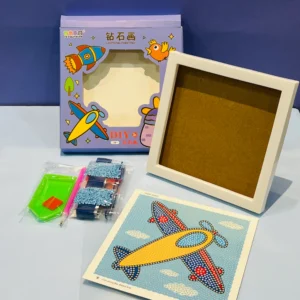 DIY Sparkling Diamond Painting Kits with Frame (2)