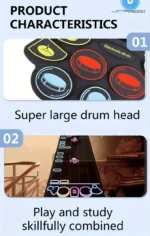 Digital Electronic Drums Advanced 11 Pads (5)