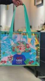 Large Capacity Multipurpose Holographic Luxury Tote (7)