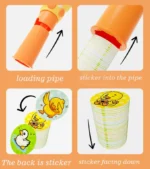 Magic Stamper- 100 Reusable Stickers (1)