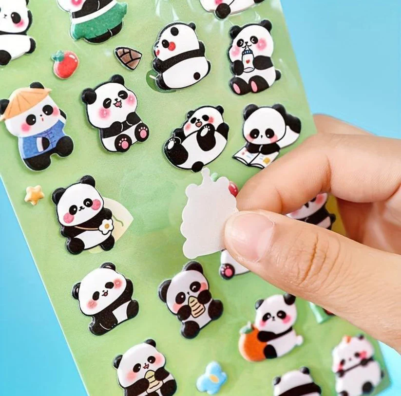 Panda - 3D Decorative Stickers (7)