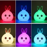 Rabbit Face - Cute Silicone Lamp (4)
