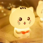 Reading Kitty - Silicone Lamp (5)