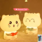Reading Kitty - Silicone Lamp (6)