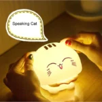 Reading Kitty - Silicone Lamp (7)