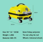 Ride On - Children's Trolley with Playful Car Designs (14)