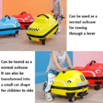 Ride On - Children's Trolley with Playful Car Designs (17)