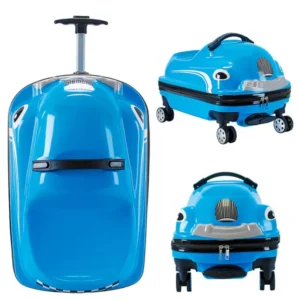 Ride-On Kids Luggage – Car-Shaped Trolley Suitcase for Toddlers
