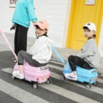 Ride On - Children's Trolley with Playful Car Designs (5)