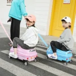Ride On - Children's Trolley with Playful Car Designs (5)