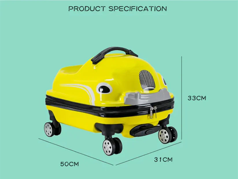 Ride On - Children's Trolley with Playful Car Designs (9)