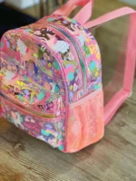 Sparkling Toddler Backpack Mini Holographic Bag for Kids