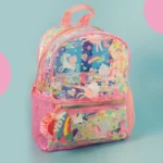 Sparkling Toddler Backpack Mini Holographic Bag for Kids Unicorn