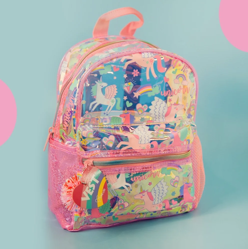 Sparkling Toddler Backpack Mini Holographic Bag for Kids Unicorn Sparkling Toddler Backpack Mini Holographic Bag for Kids Unicorn