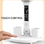 Stylist Desk Lamp - Fan + Clock (10)