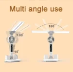 Stylist Desk Lamp - Fan + Clock (11)