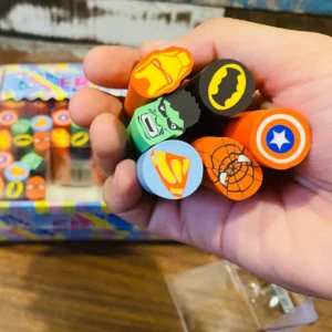 Superheroes Erasers - 6pcs (1)