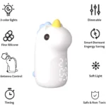 Unicorn Lamp with Clock (5)