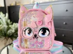 Vest Holographic Toddler Backpack Free Cute Accessories Gift Included Cat