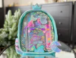 Vest Holographic Toddler Backpack Free Cute Accessories Gift Included Mermaid