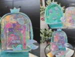 Vest Holographic Toddler Backpack Free Cute Accessories Gift Included Mermaid BG