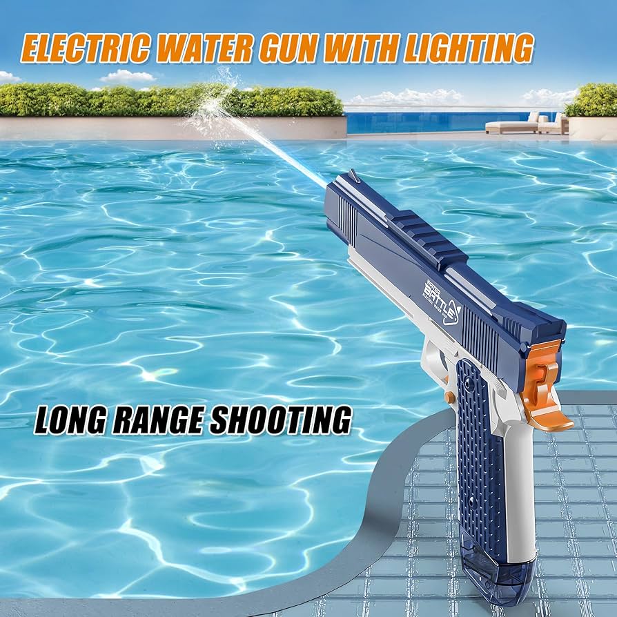 Water Battle - Electric Water Guns with Water Drum (3)