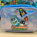 12 Inch Kids Luxury Backpack Holographic Cartoon Themed Mini School Bag with Front Pocket Cute Durable for Preschoolers Monster BG