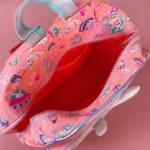 12 Inch Kids Luxury Backpack Holographic Cartoon Themed Mini School Bag with Front Pocket Cute Durable for Preschoolers Rabbit Top