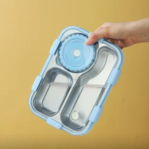 Pastel Lunchbox with 3 Compartments For Kids and Teenagers (2)