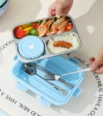 Pastel Lunchbox with 3 Compartments For Kids and Teenagers (3)