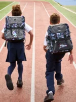 Smiggle 18 Large School Backpack Luxury Quality Kids Bag with Multiple Compartments Padded Straps Trendy Durable with Boy and Girl