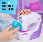 Stitch ‘N Style Fashion Studio by Spin Master – Kids Sewing Machine with Pre-Threaded Fabric & Smart Sensor | DIY Fashion Kit for Ages 8+