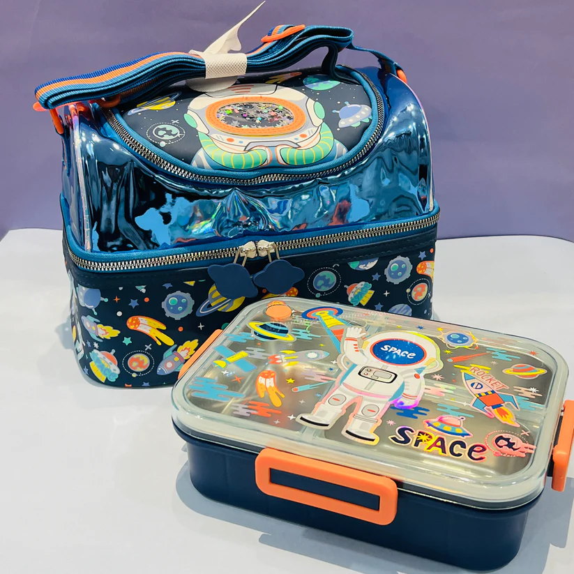 Vest Lunch Combo Double Decker Lunchbag with Spill Free Lunchbox (5)