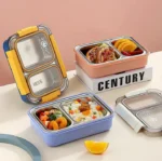 2 Grid-Spill Free-Stainless Steel Lunchbox-4