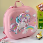 Armoured Adventurer Hardshell Backpack Durable Kids School Bag with Cool Design Unicorn