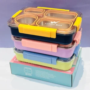 Buffet Meal - 4 Compartments 100% Spill Proof Lunchbox (900ml For Adults-Teenagers)-1