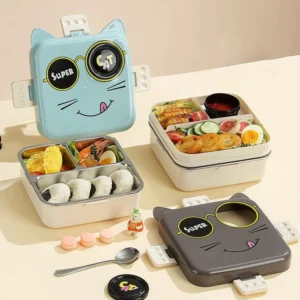 Cat Eye - Spill Free Steel Lunch Box-1