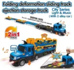 Container Truck - 4.6ft Foldable Track-Ejection Car-4