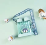 Cute Dual Kids Sipper - Carry 2 Drinks - Penguin Green