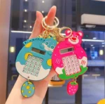 Cute Keychain with Calculator and Game-5