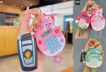 Cute Keychain with Calculator and Game-6
